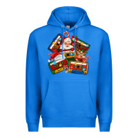 True Royal christmas cassette tapes Premium Hoodie - MaliasSmallBusiness