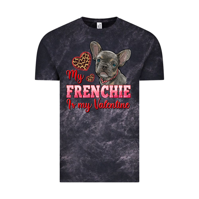My Frenchie Is My Valentine Vintage Tee by RanaPortraitStore | Teevron