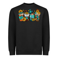 Black cross coffee cups Heavyweight Sweatshirt - texasbilliewilder