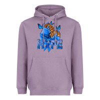 Lavender hope blueribboncolon cancer nails Heavyweight Hoodie - NancyCooperArtShop
