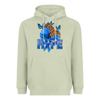 Matcha hope blueribboncolon cancer nails Heavyweight Hoodie - NancyCooperArtShop