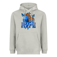 Moon Dust hope blueribboncolon cancer nails Heavyweight Hoodie - NancyCooperArtShop