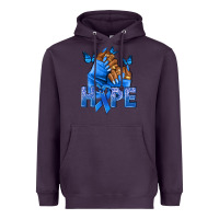 Plum hope blueribboncolon cancer nails Heavyweight Hoodie - NancyCooperArtShop