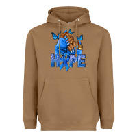 Toasted Coconut hope blueribboncolon cancer nails Heavyweight Hoodie - NancyCooperArtShop