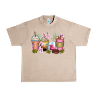 French Oak flowers coffee cups Urban Heavy Tee - Zillion Design Studio