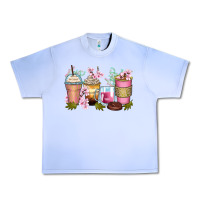 Grape Ice flowers coffee cups Urban Heavy Tee - Zillion Design Studio