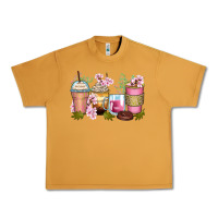 Peanut Butter flowers coffee cups Urban Heavy Tee - Zillion Design Studio