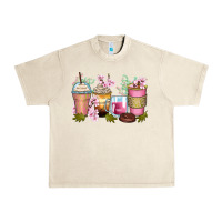 Sandshell flowers coffee cups Urban Heavy Tee - Zillion Design Studio