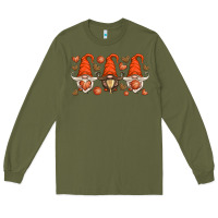Army Green basketball gnome Long Sleeve Tee - HRA Design Shop