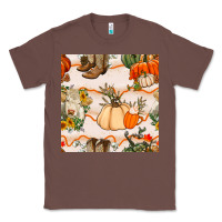 Chestnut fall heifer seamless pattern Classic Tee - BundleAndBundleShop