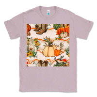 Lilac fall heifer seamless pattern Classic Tee - BundleAndBundleShop
