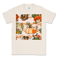 Natural fall heifer seamless pattern Classic Tee - BundleAndBundleShop