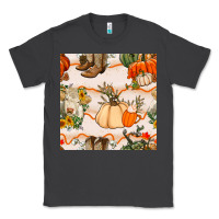 Smoke fall heifer seamless pattern Classic Tee - BundleAndBundleShop