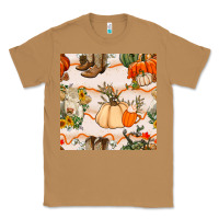 Toasted Coconut fall heifer seamless pattern Classic Tee - BundleAndBundleShop