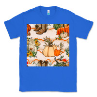 True Royal fall heifer seamless pattern Classic Tee - BundleAndBundleShop