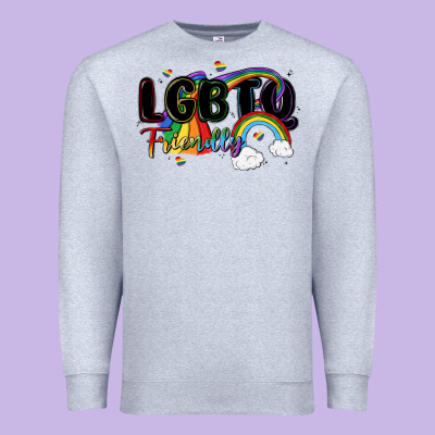 Lgbtq  Friendly Premium Sweatshirt Designed By Maliassmallbusiness