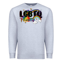 Heather Grey lgbtq  friendly Premium Sweatshirt - MaliasSmallBusiness