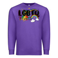 Purple lgbtq  friendly Premium Sweatshirt - MaliasSmallBusiness