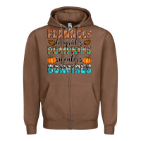 Chestnut Flannels Hayrides Pumpkins Sweaters Bonfires Zipper Hoodie - Artiststas
