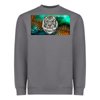 Storm white tiger forest license plate Heavyweight Sweatshirt - RanaPortraitStore