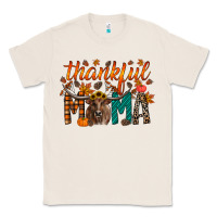 Natural thankful mama longhorn Classic Tee - RacoonDesign