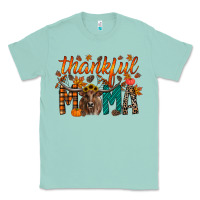 Seafoam thankful mama longhorn Classic Tee - RacoonDesign