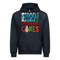 Navy snow flakes and Christmas cakes Urban Hoodie - Jasminsmagicworld
