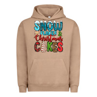 Pigment Burro snow flakes and Christmas cakes Urban Hoodie - Jasminsmagicworld