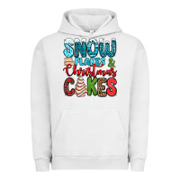 Pigment Lunar Rock snow flakes and Christmas cakes Urban Hoodie - Jasminsmagicworld