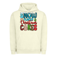 Pigment Pistachio snow flakes and Christmas cakes Urban Hoodie - Jasminsmagicworld