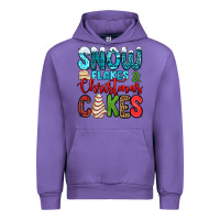 Tulip snow flakes and Christmas cakes Urban Hoodie - Jasminsmagicworld