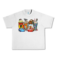 Lunar Rock cartoon characters coffee cups Urban Heavy Tee - Zillion Design Studio