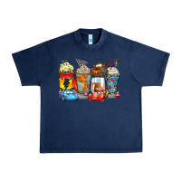 Cartoon Characters Coffee Cups Urban Heavy Tee | Teevron
