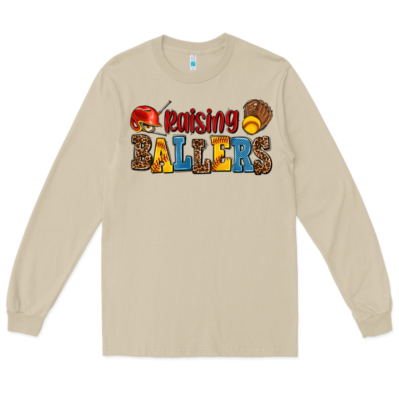 Raising Ballers Long Sleeve Tee by AdoDesignShop | Teevron
