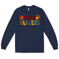 Navy raising ballers Long Sleeve Tee - AdoDesignShop