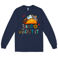 Navy taco bout it Long Sleeve Tee - CowhideDigitalArt