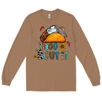 Toasted Coconut taco bout it Long Sleeve Tee - CowhideDigitalArt