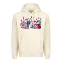Tofu Unicorn Coffee Cups Premium Hoodie - MaliasSmallBusiness