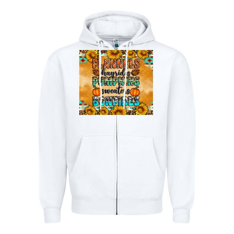 Flannes Hayrides Sweaters Bonfires Zipper Hoodie by Artiststas | Teevron