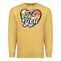 Antique Gold be you Premium Sweatshirt - MaliasSmallBusiness