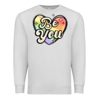 Dove Grey be you Premium Sweatshirt - MaliasSmallBusiness