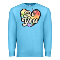 Ocean Blue be you Premium Sweatshirt - MaliasSmallBusiness