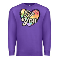 Purple be you Premium Sweatshirt - MaliasSmallBusiness