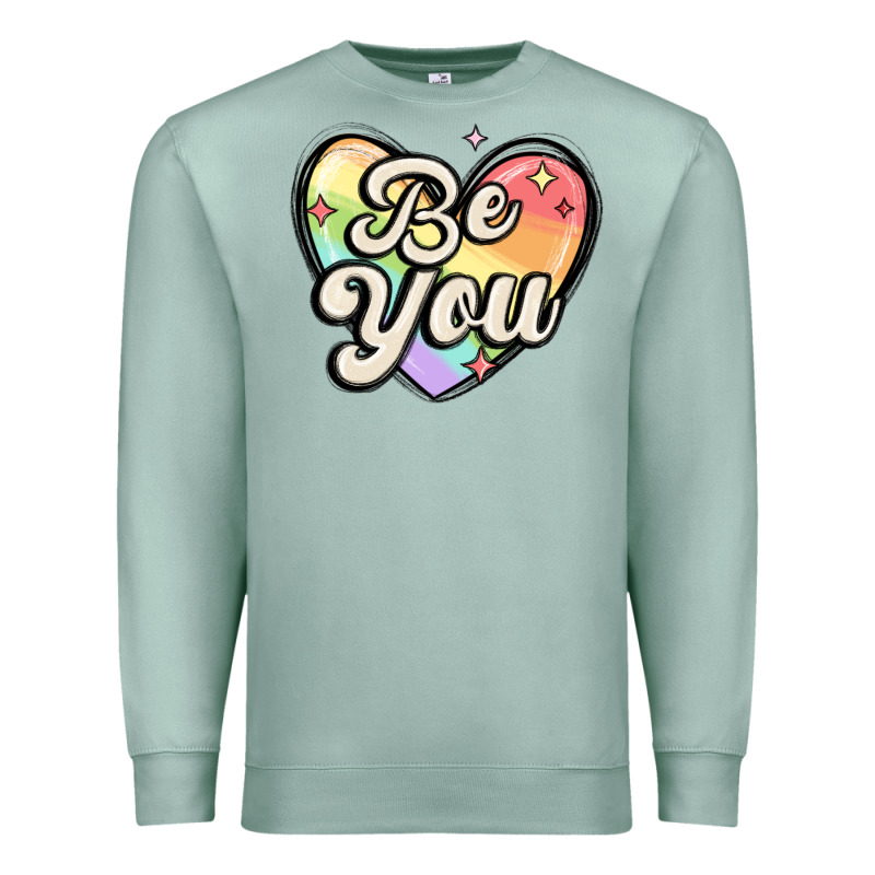 Be You Premium Sweatshirt by MaliasSmallBusiness | Teevron