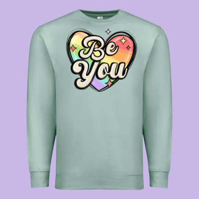 Be You Premium Sweatshirt Designed By Maliassmallbusiness