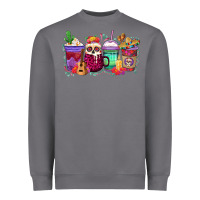 Storm dia de los muertos coffee cups Heavyweight Sweatshirt - texasbilliewilder