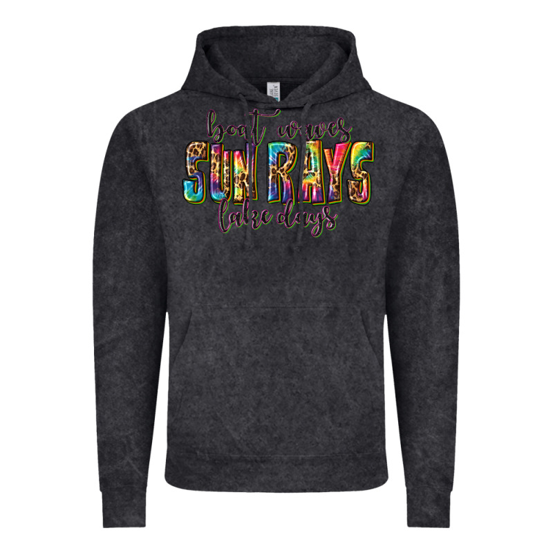 Boat Waves Sun Rays Lake Days Vintage Hoodie by texasbilliewilder | Teevron