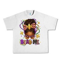 Lunar Rock bead me mardi gras afro messy bun Urban Heavy Tee - texasbilliewilder