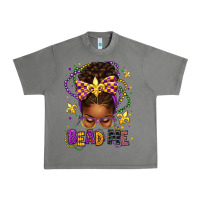 Tornado bead me mardi gras afro messy bun Urban Heavy Tee - texasbilliewilder