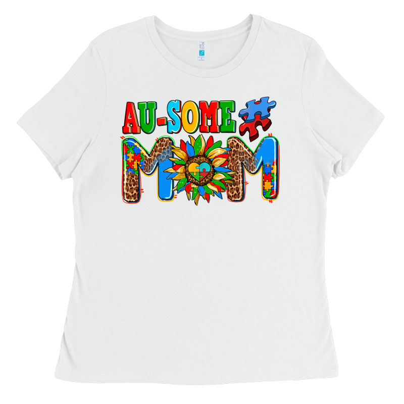 Ausome Autism Mom Ladies Tee by AdoDesignShop | Teevron